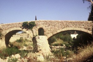 bridge left by the Romans when the conquered Mallora in 123BC