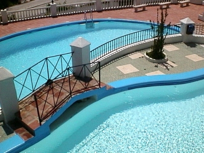 villa with shared pool in nerja