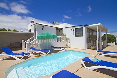 villa in puerto del carmen with air conditioning